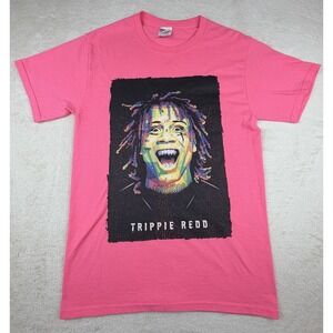 Trippie Redd Bright Pink Unisex Short Sleeve T-shirt Size Small